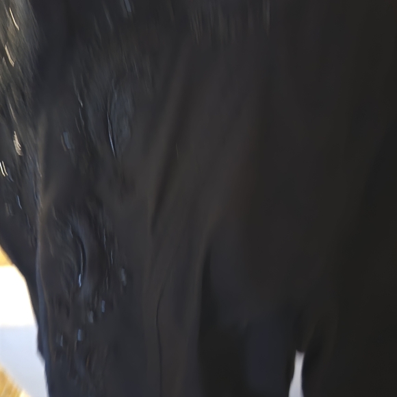 Chicos:E Ppl lmbroidered Black Women's Jacket - Picture 3 of 3